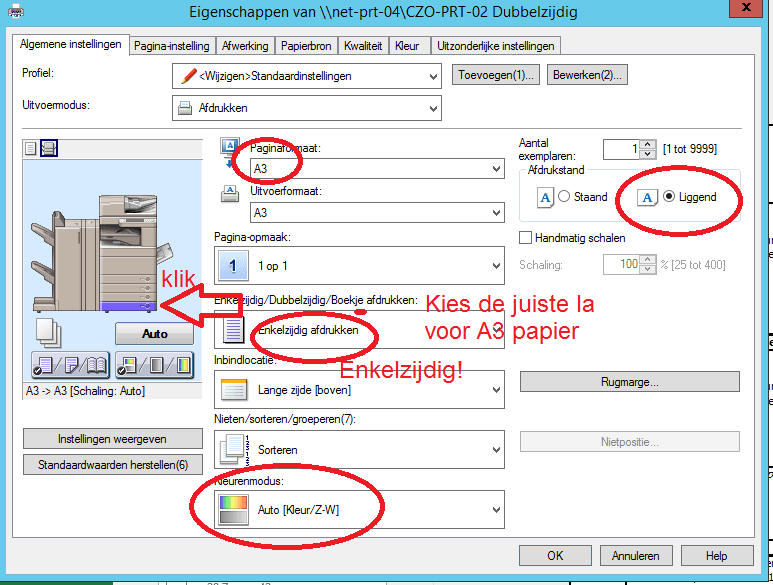 Printer-eigenschappen-afdrukken-grote-Excel-A3