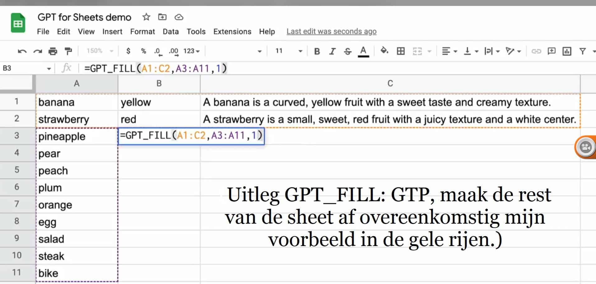 chatgtp example GTP fill command
